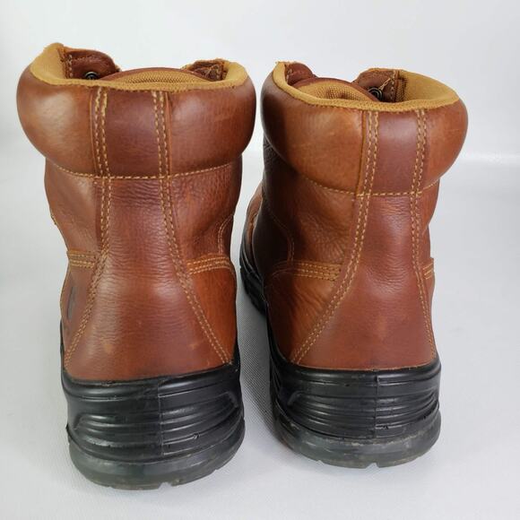 Carhartt Work Boots 6-inch Waterproof Comp Toe Mens Size 14 M Brown Leather main image 5